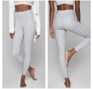 Athleta Leggings Womens Small Gray Primrose Chaturanga Gym Yoga Pilates Active